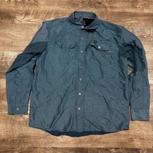 Wrangler Outdoor Regular Fit Button Front Shirt Size XL